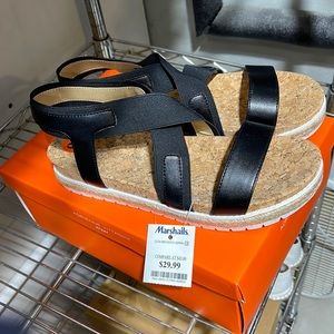 Adrienne Vittadini sport sandals, never won